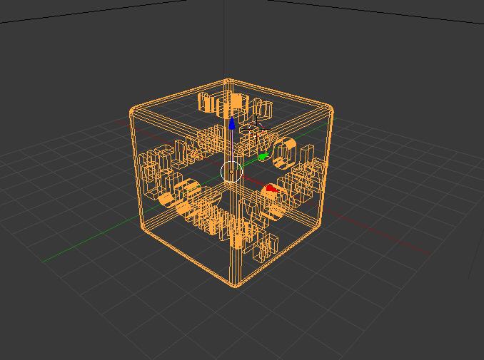 方块玩具blender模型