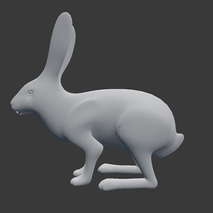 一只简单的兔子