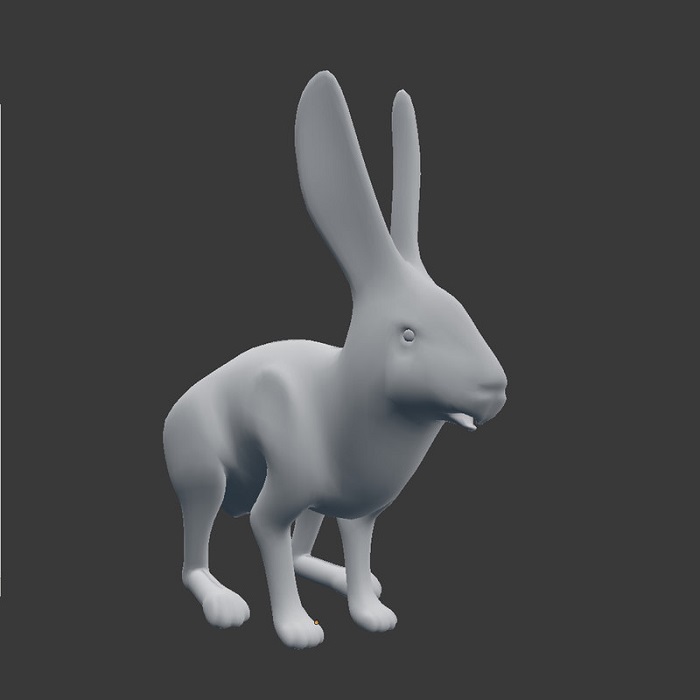 一只简单的兔子