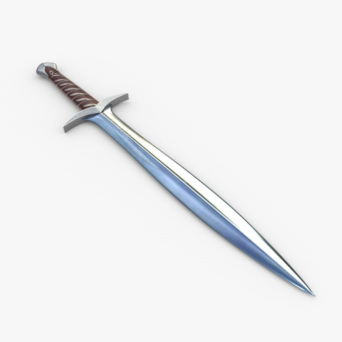 欧式刻纹铁剑