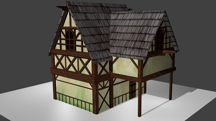 中世纪木房