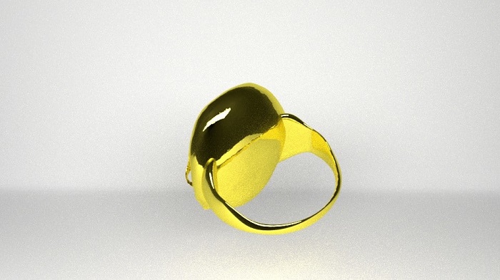 金色骷髅戒指
