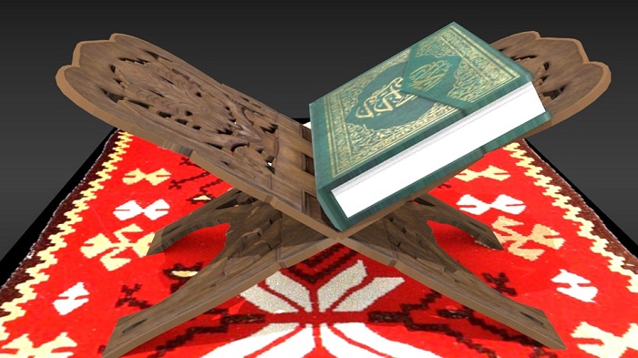 可兰经和书架