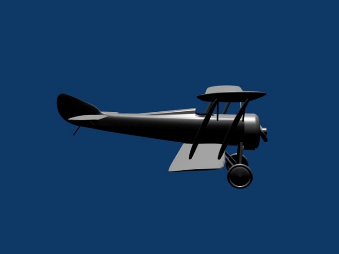 老式双翼飞机