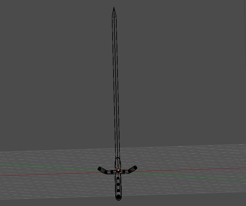 细长的剑