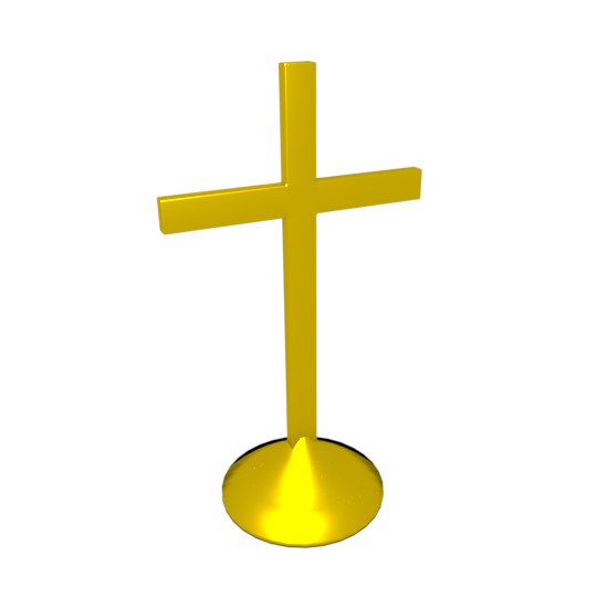 金黄十字架