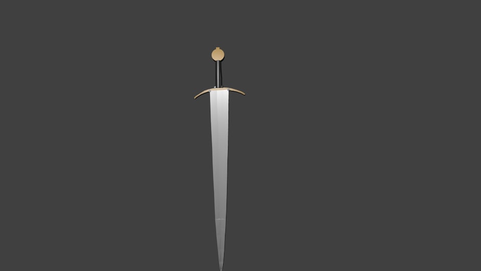 中世纪低聚剑