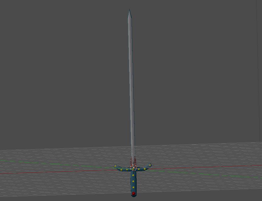细长的剑