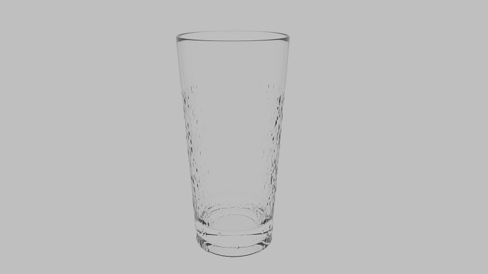 厚底长玻璃杯