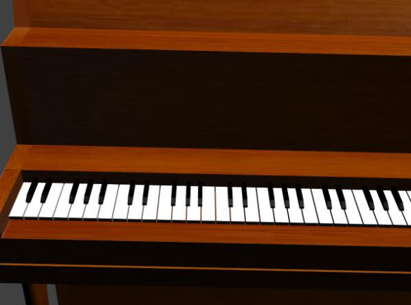 木质立式钢琴