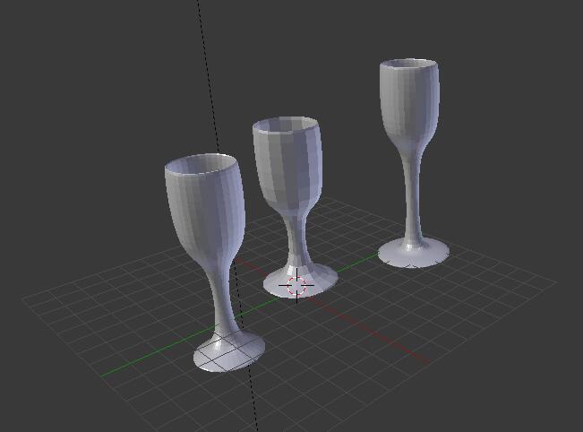 玻璃杯三件套