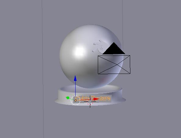 立方体表面球