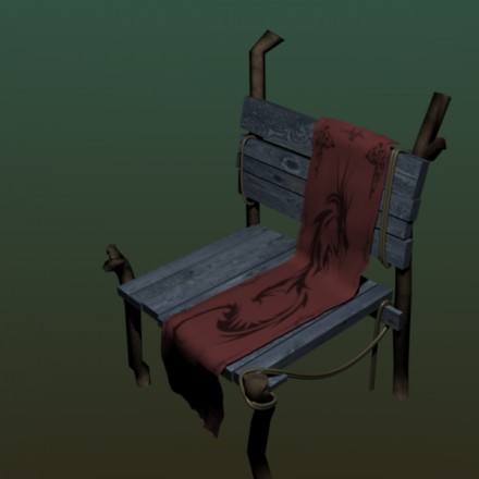 木质遮阳椅