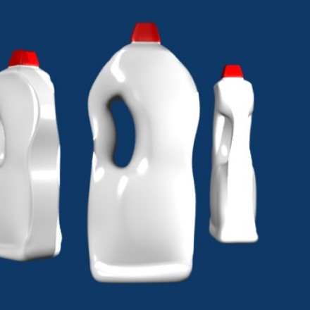 白色提手塑料瓶