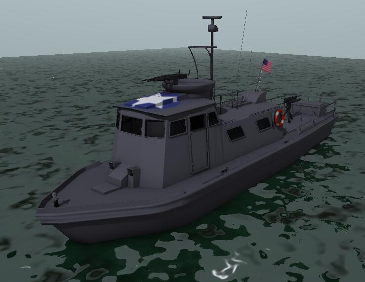 美军巡逻艇