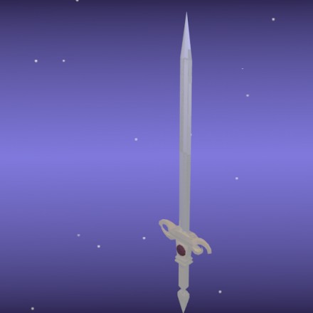 白色宝石剑