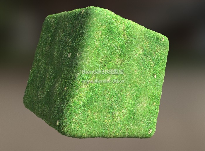 绿色草坪草皮可无限循环3D纹理背景材质贴图