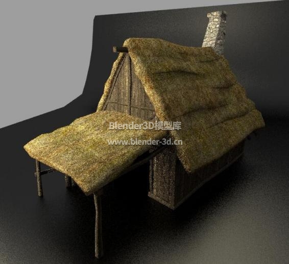 中世纪茅草屋