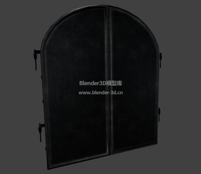 古老铁皮门
