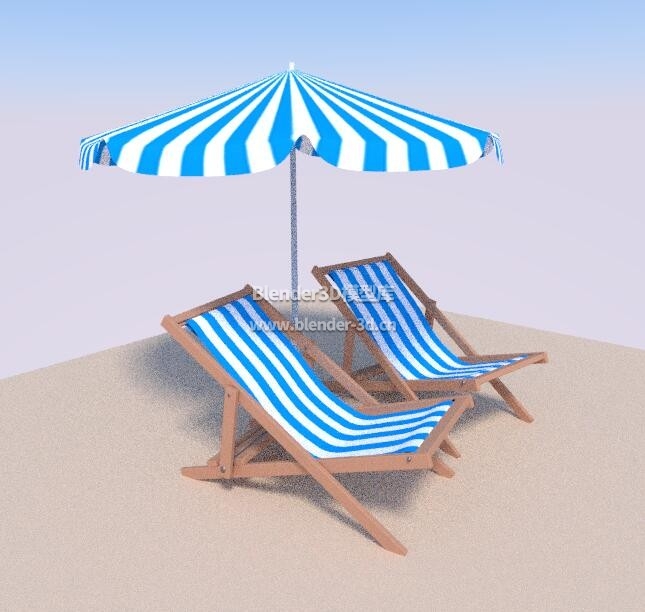 沙滩伞沙滩椅
