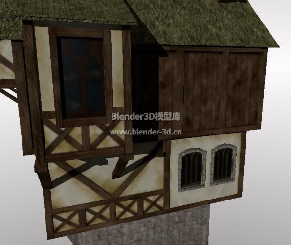 中世纪多层小楼