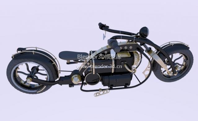 哈雷Chopper Titan摩托车