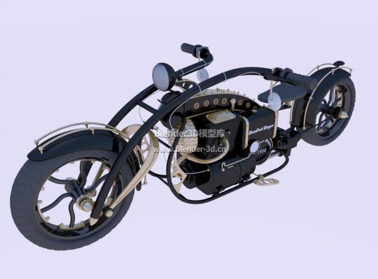 哈雷Chopper Titan摩托车
