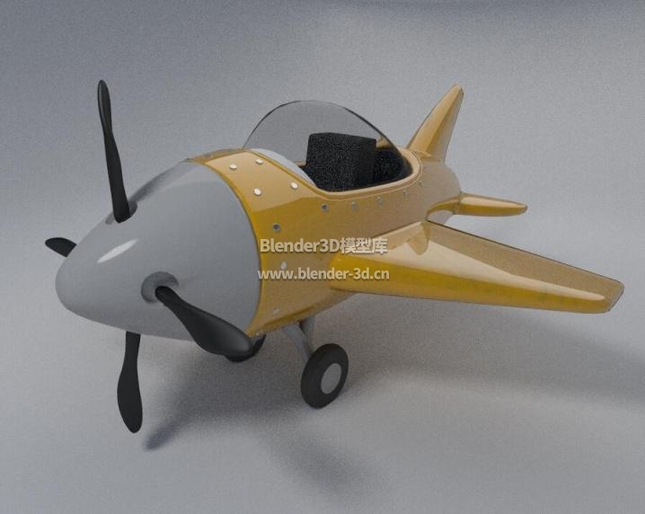 黄色玩具小飞机