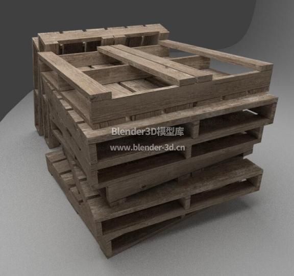 木栈板堆