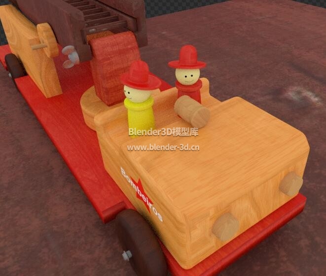 木制玩具卡车