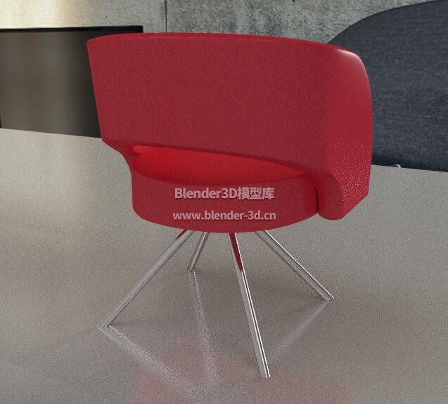 红色板凳椅子