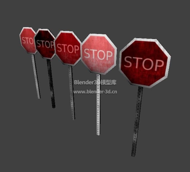 stop标志路标