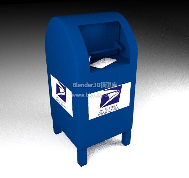蓝色邮箱