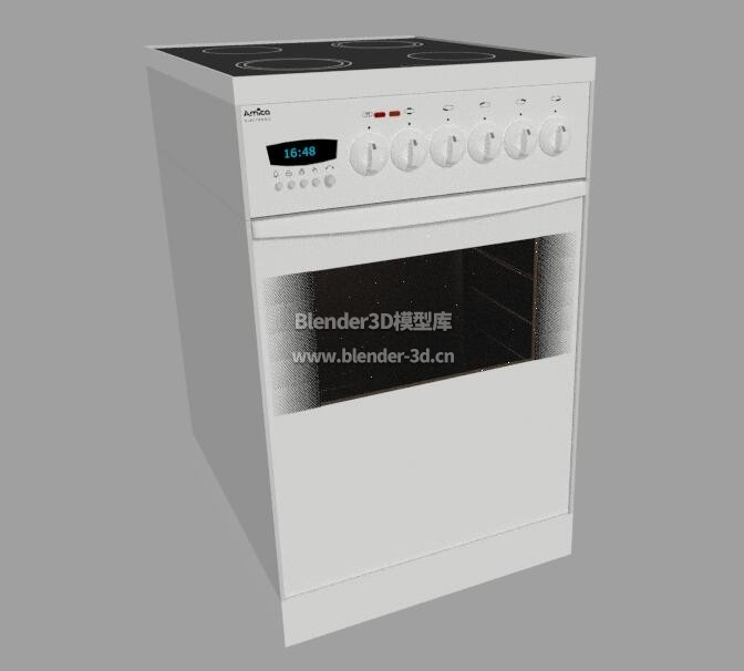 白色电烤箱