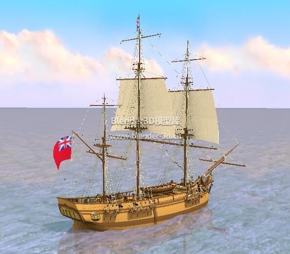 英国皇家海军邦提号帆船
