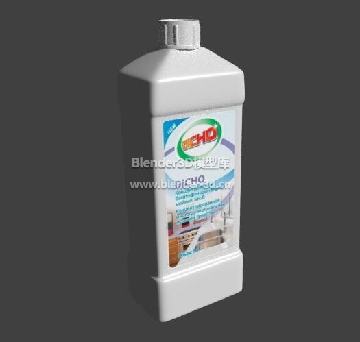 白色清洁剂塑料瓶