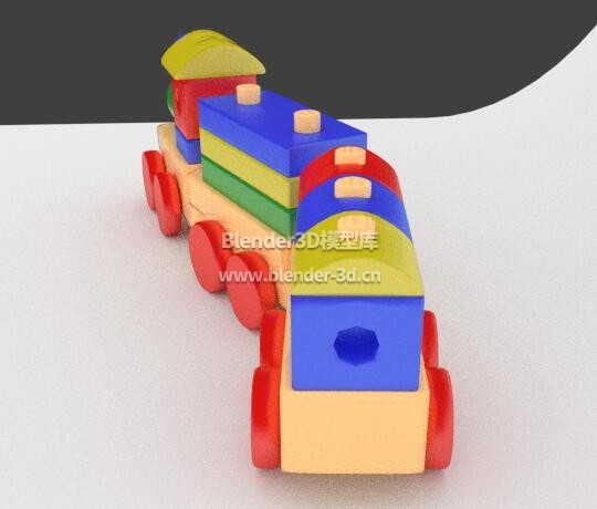 玩具积木火车