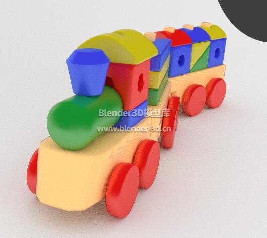 玩具积木火车