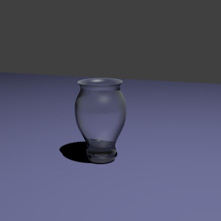 简洁玻璃花瓶