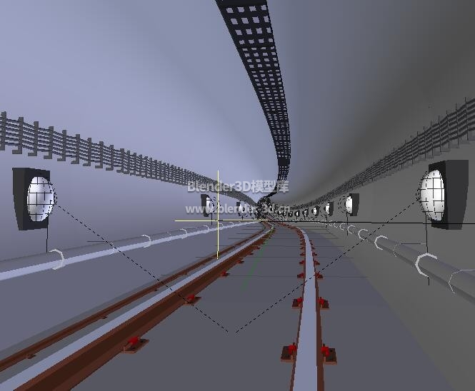 一节地铁隧道