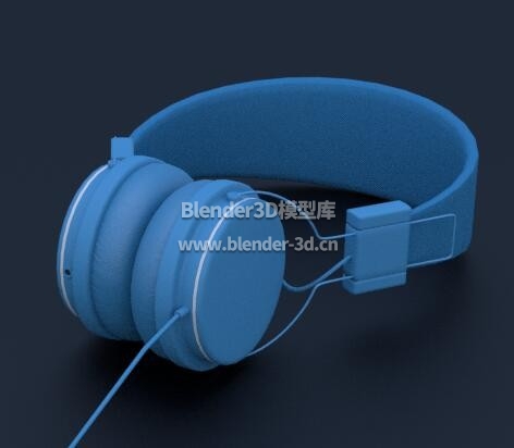 蓝色Urbanears Plattan耳机