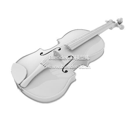 小提琴白模
