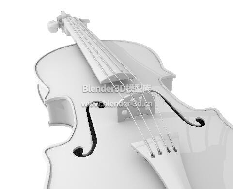 小提琴白模