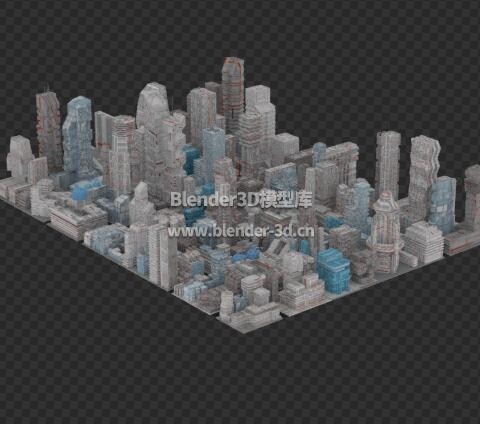 未来城市建筑群