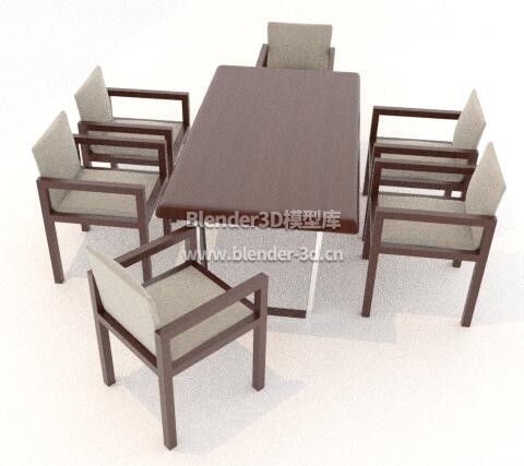 红木餐桌椅组合