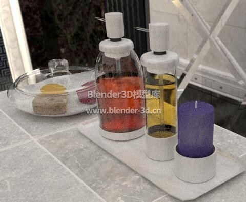 瓶装洗发水玻璃盆香皂肥皂化妆品