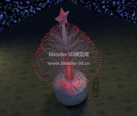 微型光纤圣诞树
