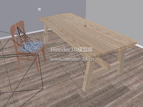 木制长条桌子椅子