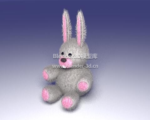 毛绒兔子玩具洋娃娃