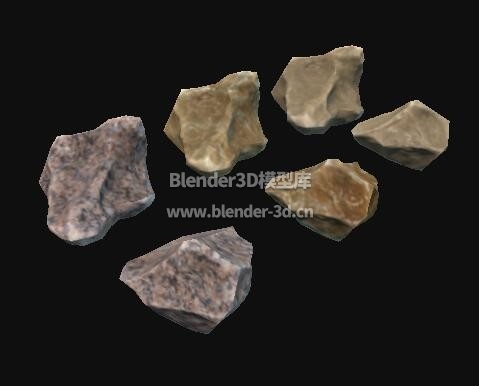 3种石头岩石块